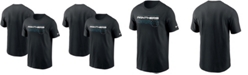 Nike Men's Black Carolina Panthers Broadcast Essential T-shirt